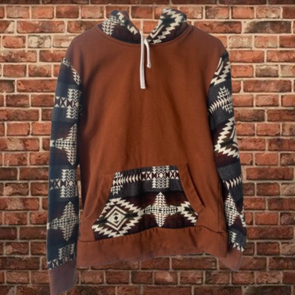 Pendleton patterned hoodie